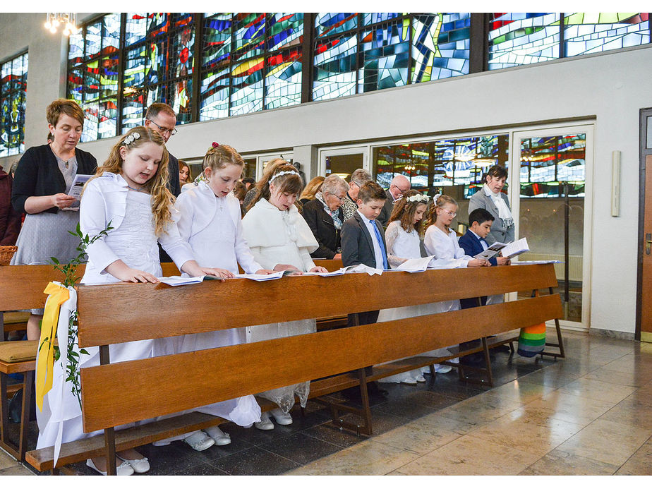 Feier der 1. Heiligen Kommunion in Sankt Maria (Foto: Michael Bohl)